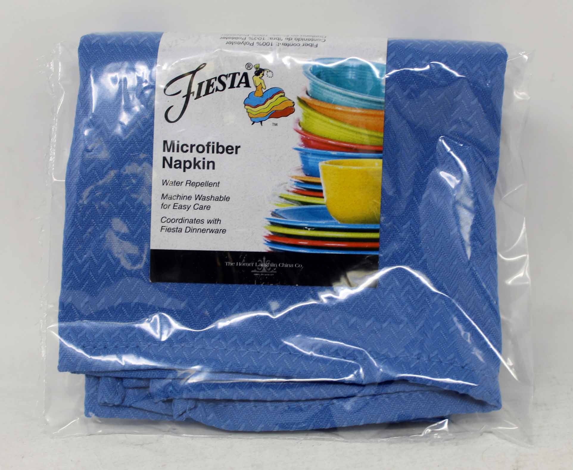 Fiesta Microfiber Napkin Blue 19x19 Inch 1 Count