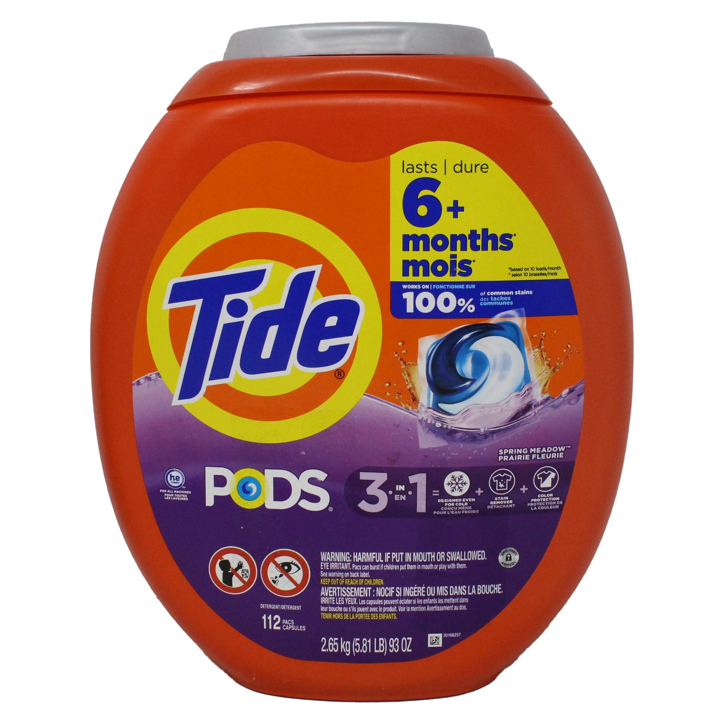 Tide PODS Laundry Detergent, Spring Meadow, 112 count