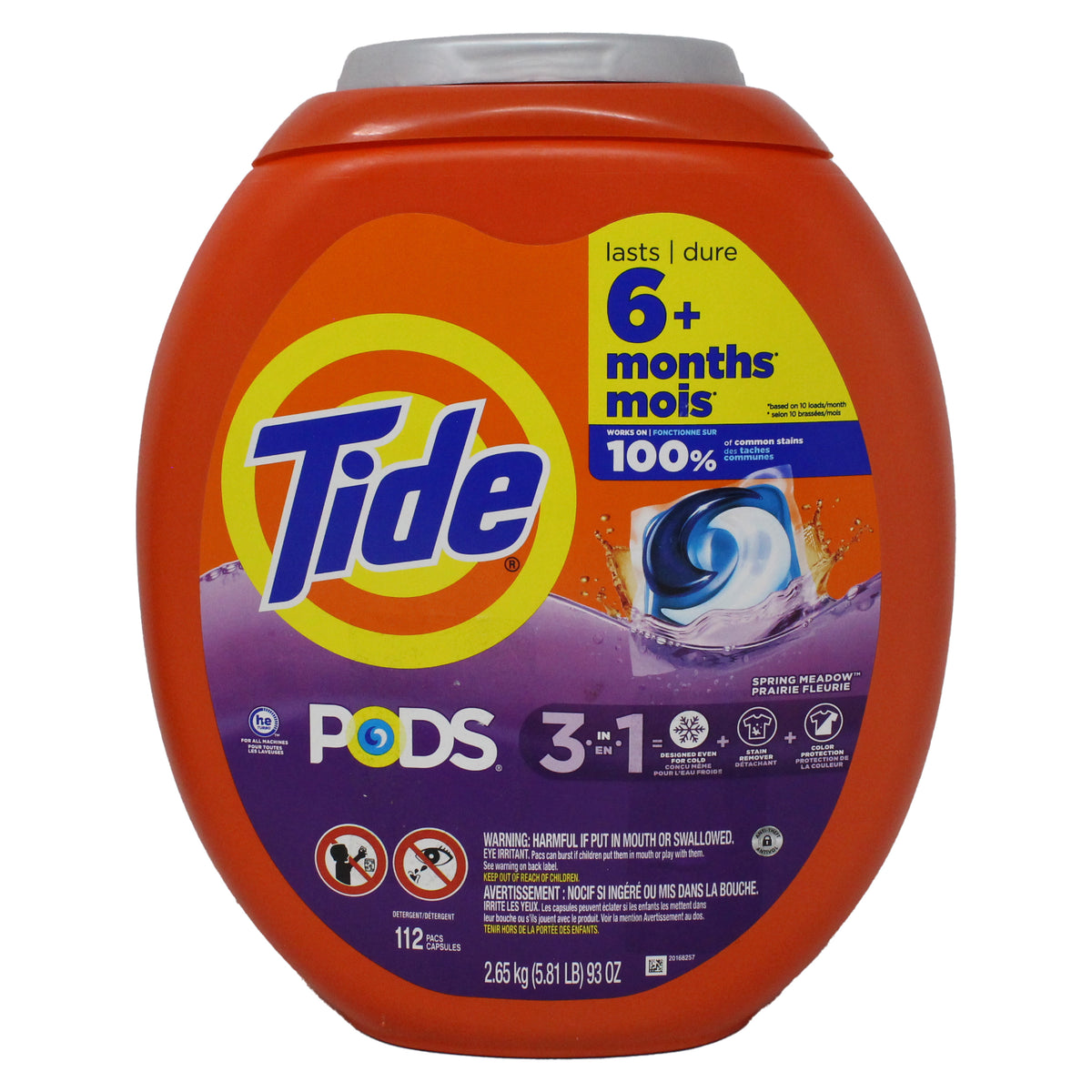 Tide PODS Laundry Detergent, Spring Meadow, 112 count – Skin Perfect ...
