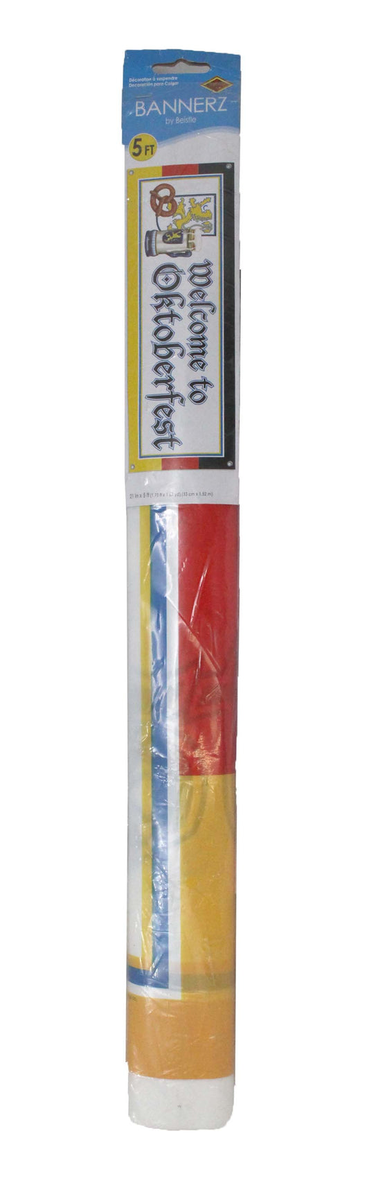 Bannerz By Beistle Welcome To Oktoberfest Sign Banner 21 in. x 5 ft.