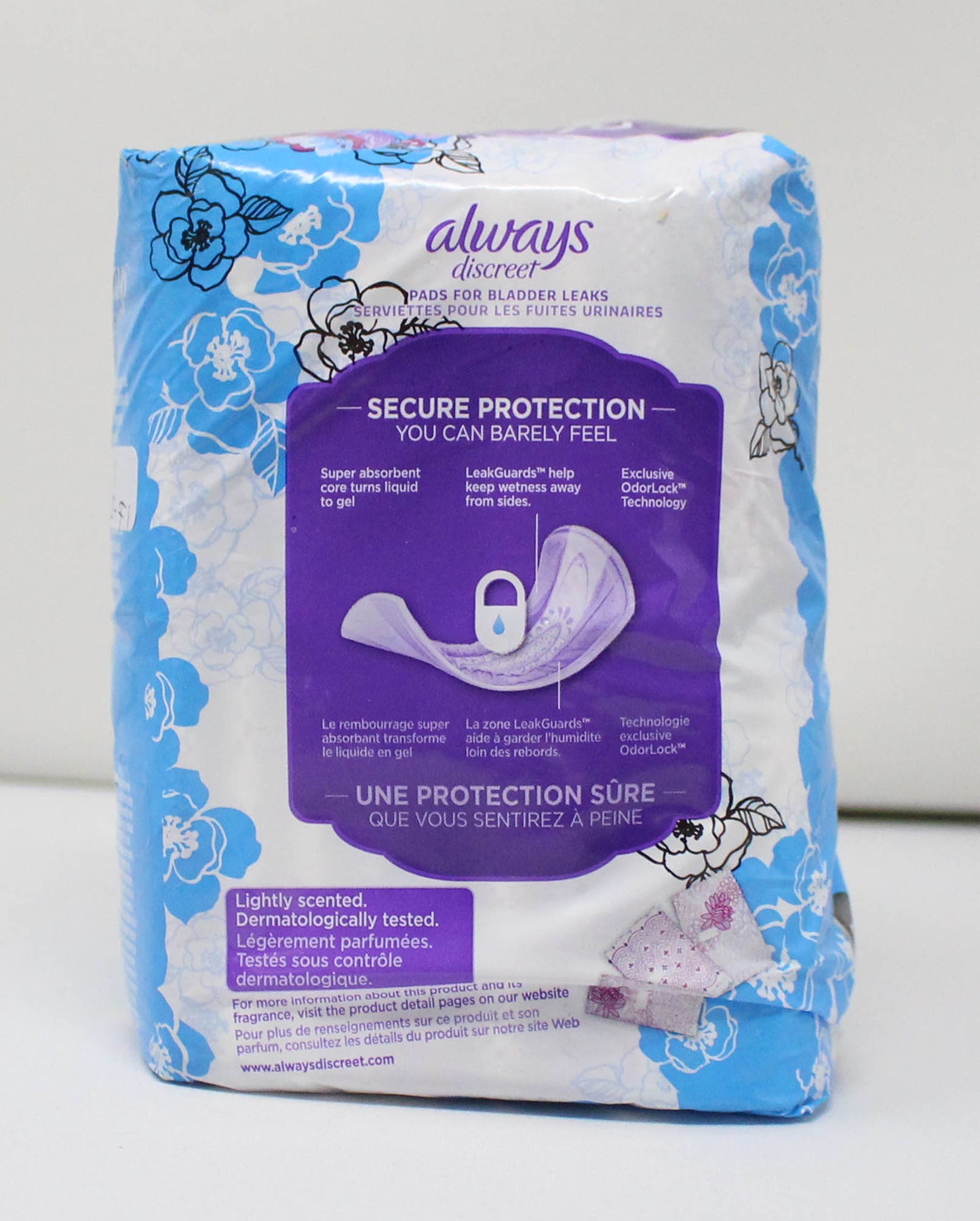 Always Discreet Liners For Bladder Leaks Moderate Absorbency 20 Count