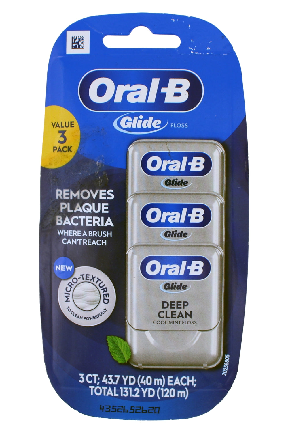 Oral-B Glide Dental Floss, 40 M, 3 Count