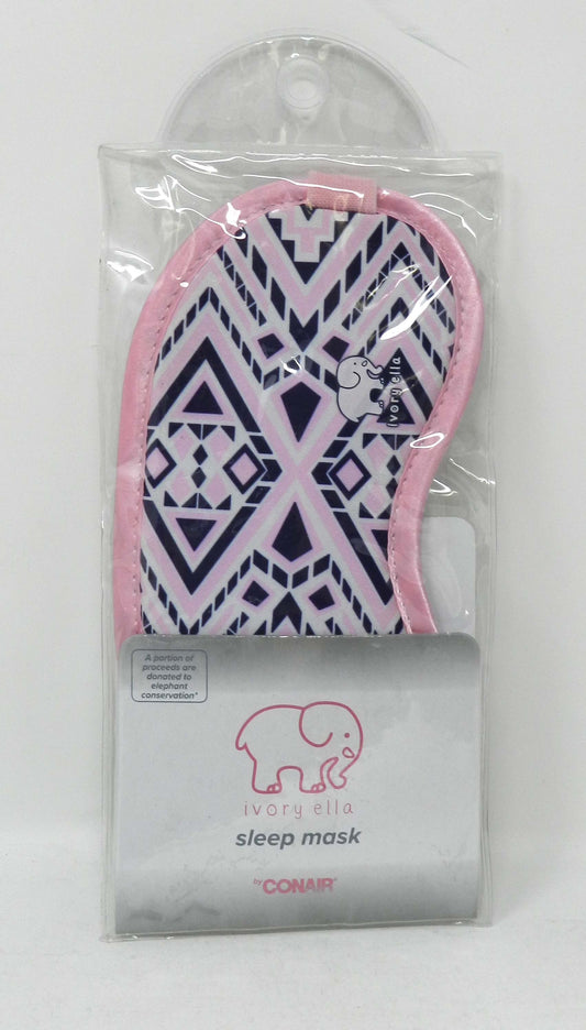 Conair Ivory Ella Sleep Mask Pink/Blue Diamond Mosaic