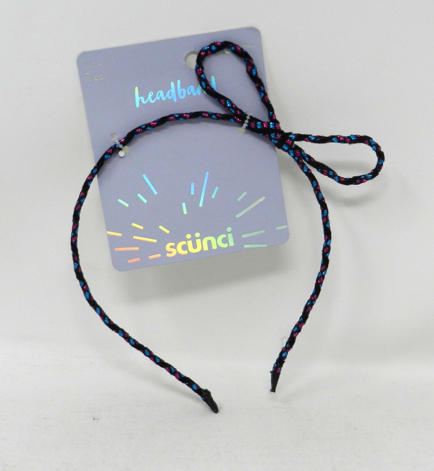 Scunci Linish Skinny Bow Headband 1 Count
