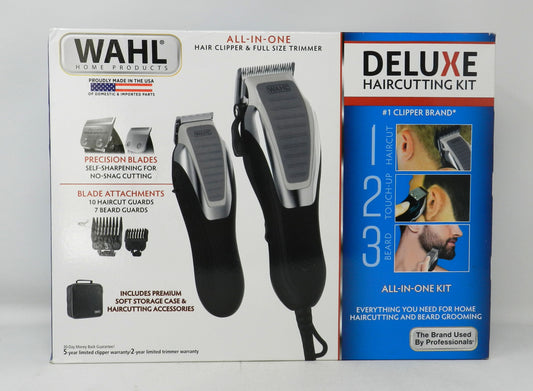 WAHL Deluxe HairCutting Kit All-In-One