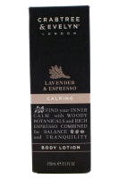 Crabtree & Evelyn Lanvender & Espresso Claming Body Lotion 8.5 Fl Ounce
