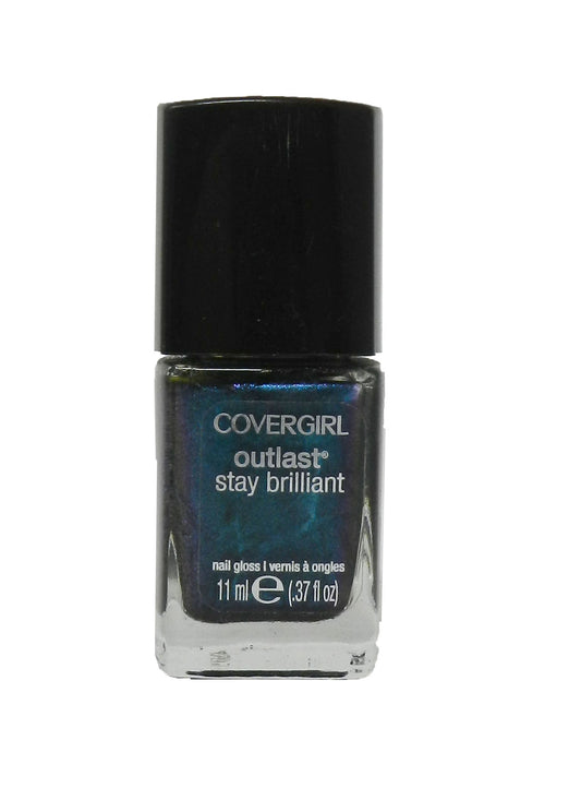 CoverGirl Outlast Stay Brilliant Nail Gloss 55 Teal On Fire 0.37 Ounces