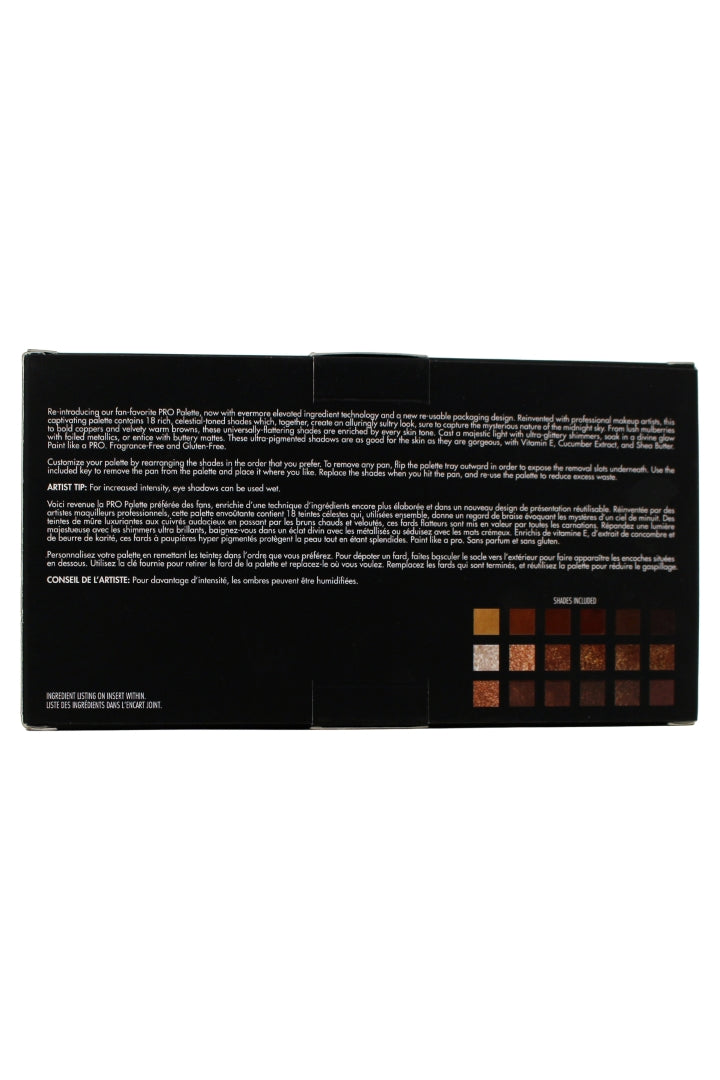 Lorac PRO Matte & Shimmer Eyeshadow Palette Noir 0.56 Ounces