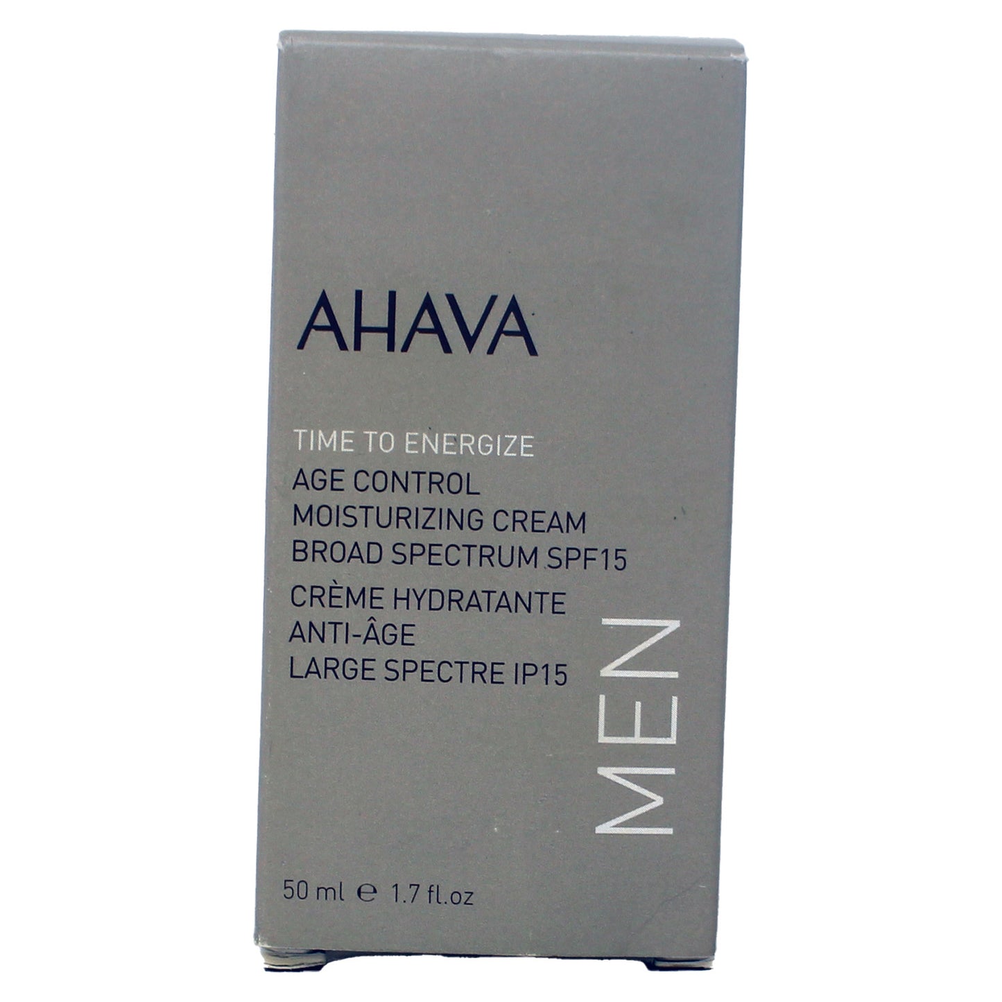 AHAVA Men's Age Control Moisturizing Cream, SPF15, 1.7 Fl.Oz