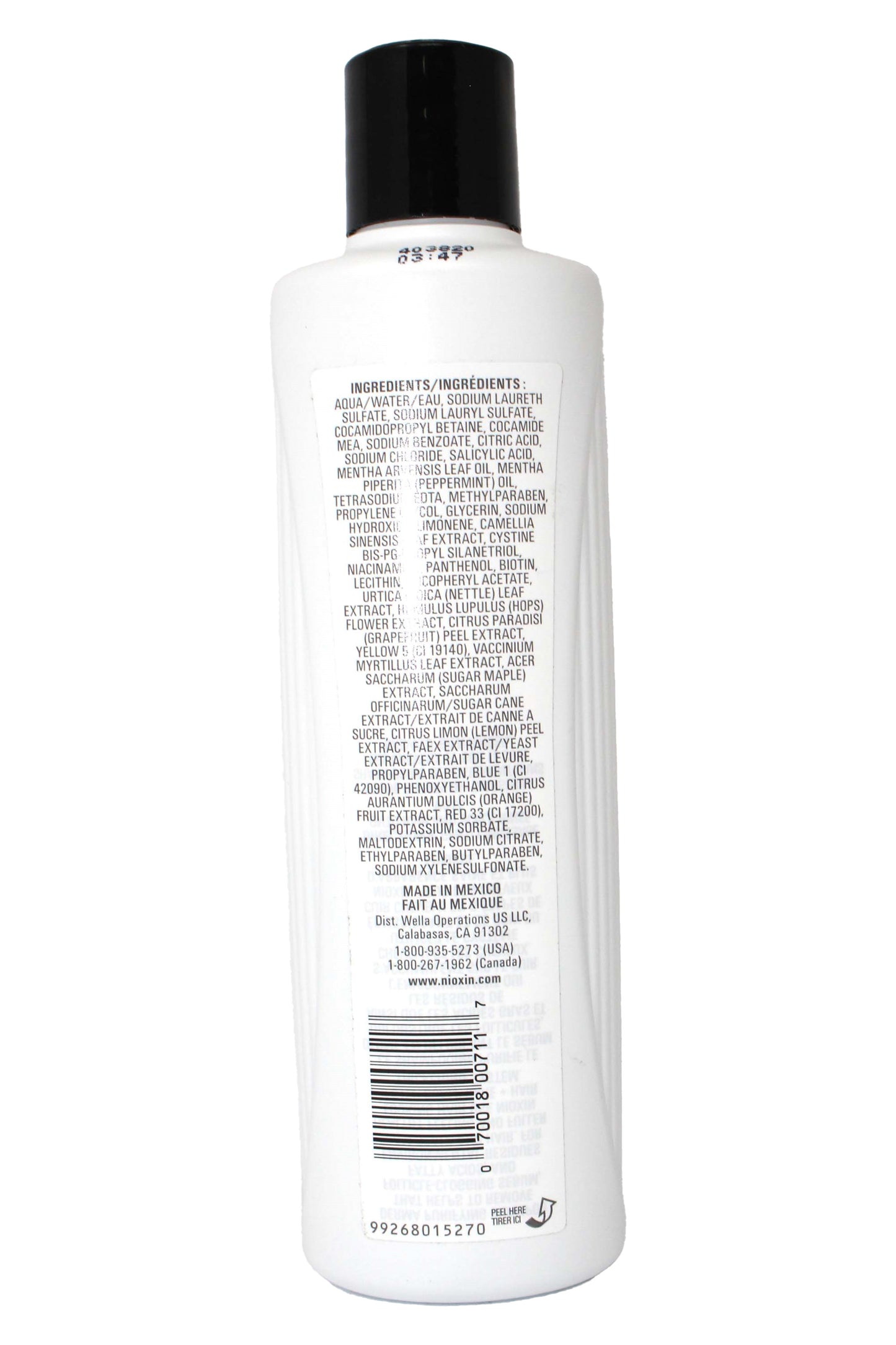 Nioxin System 2 Scalp + Hair Shampoo For Natural/Untreated Hair 10.1 Ounce