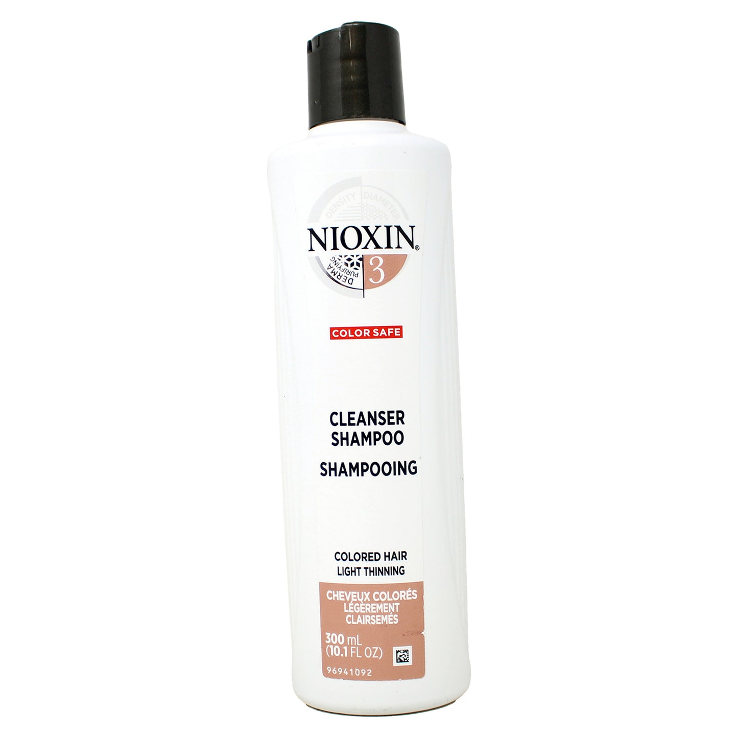 Nioxin System 3 Cleanser Shampoo For Colored Light Thinning Hair 10.1 Ounces