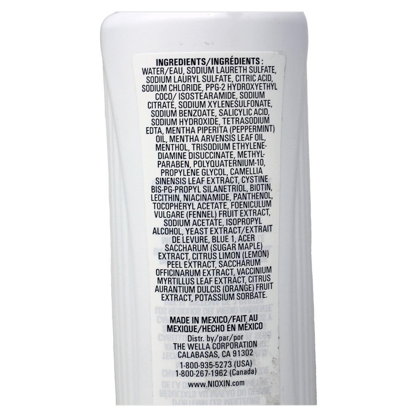 Nioxin System 3 Cleanser Shampoo For Colored Light Thinning Hair 10.1 Ounces