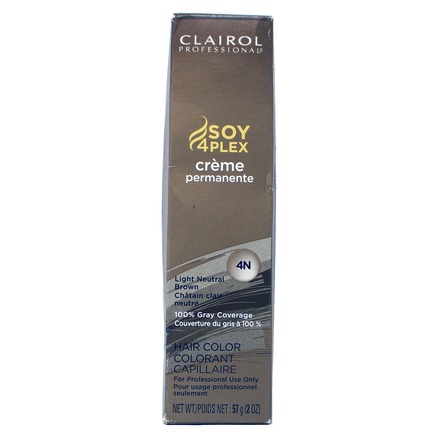 Clairol Soy 4 Plex Creme Permanente Light Neutral Brown 4N