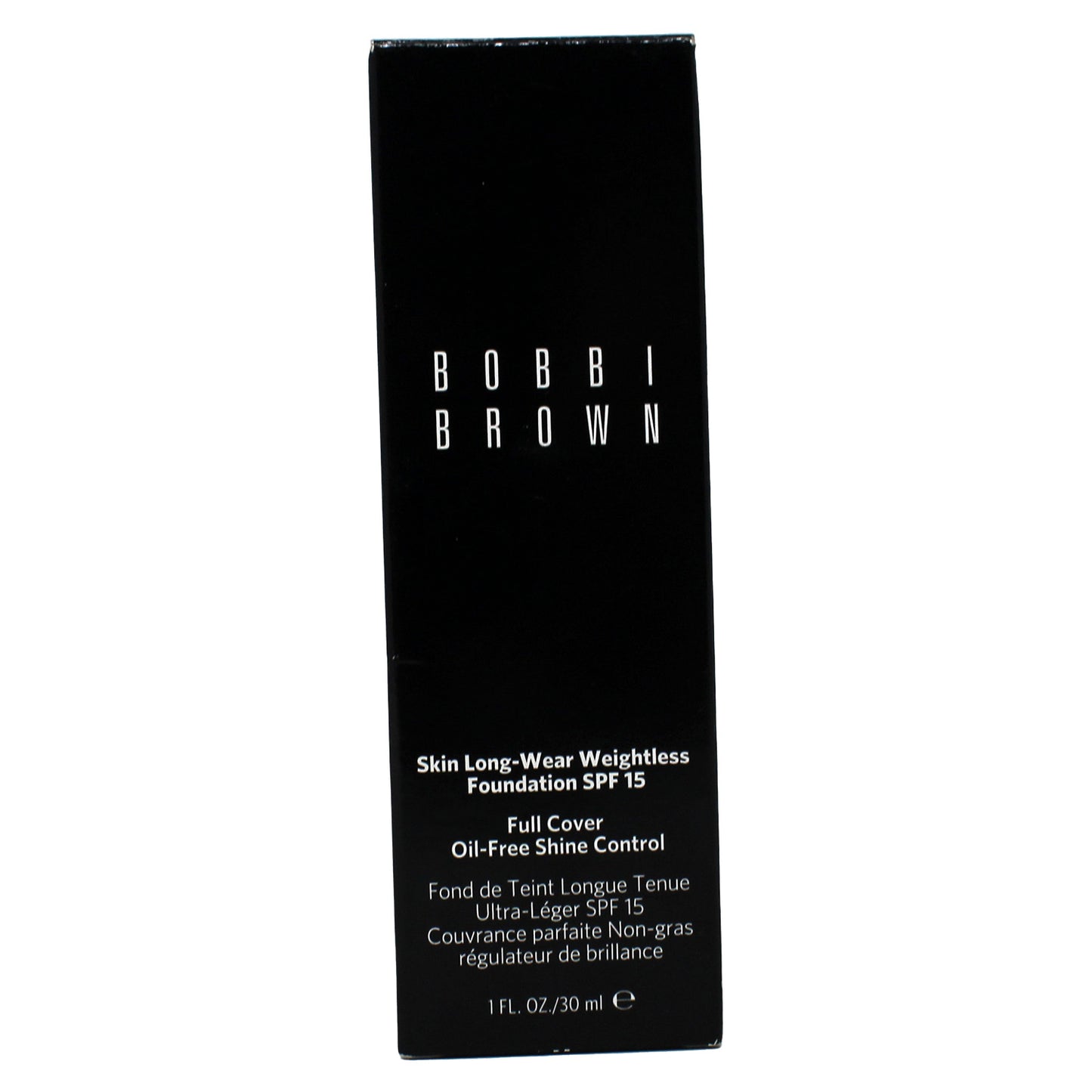 Bobbi Brown Weightless Foundation SFP 15 Full Cover Oil Free Shine Control 1 Oz