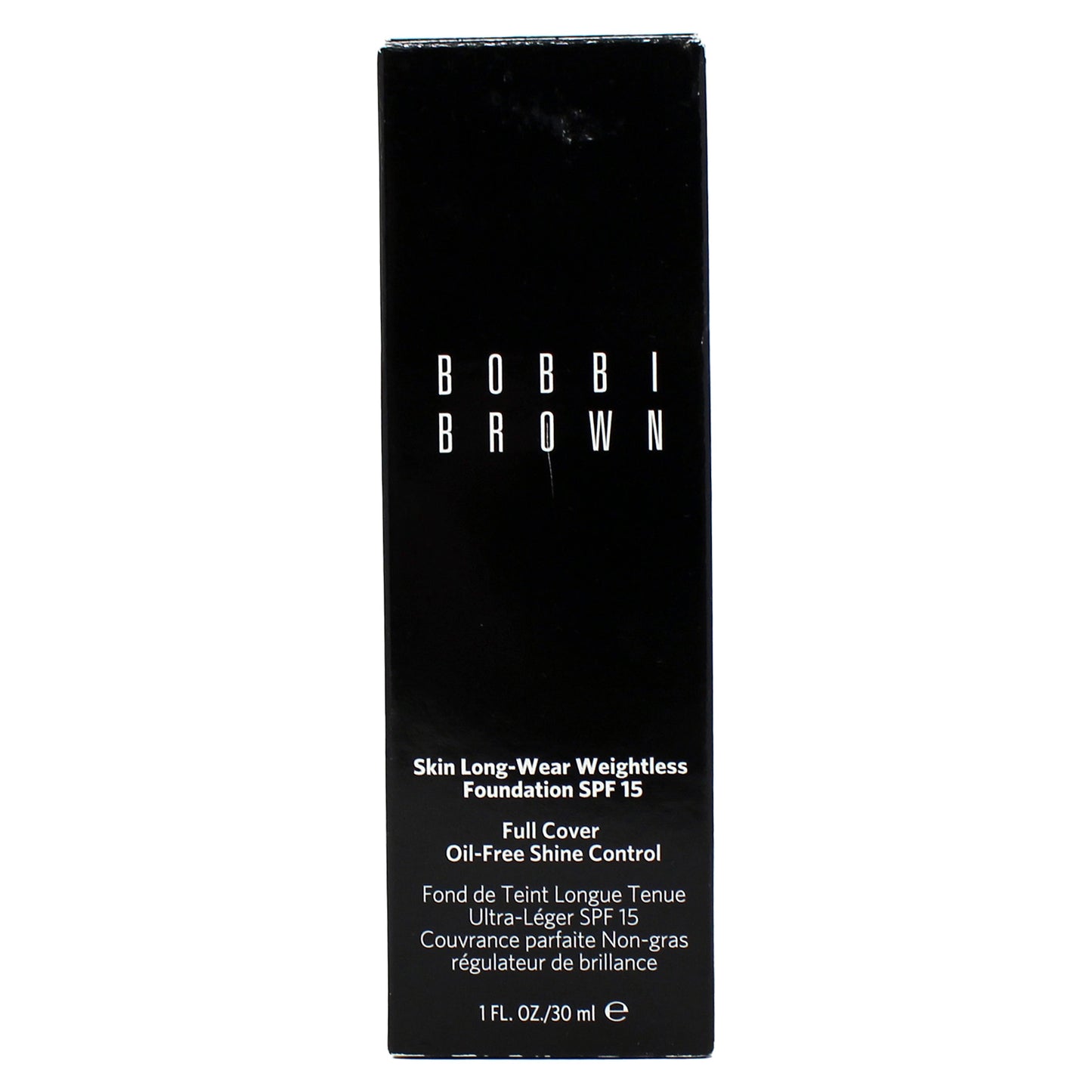 Bobbi Brown Weightless Foundation SFP 15 Full Cover Oil Free Shine Control 1 Oz