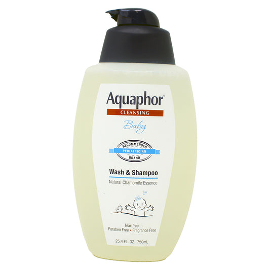 Aquaphor Baby Wash and Shampoo, Unscented, 25.4 Fl Oz