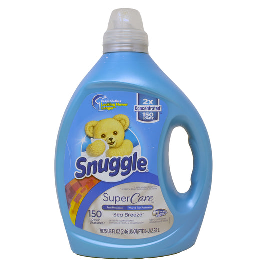 Snuggle Supercare Sea Breeze Laundry Detergent 78.75 Fluid Ounces