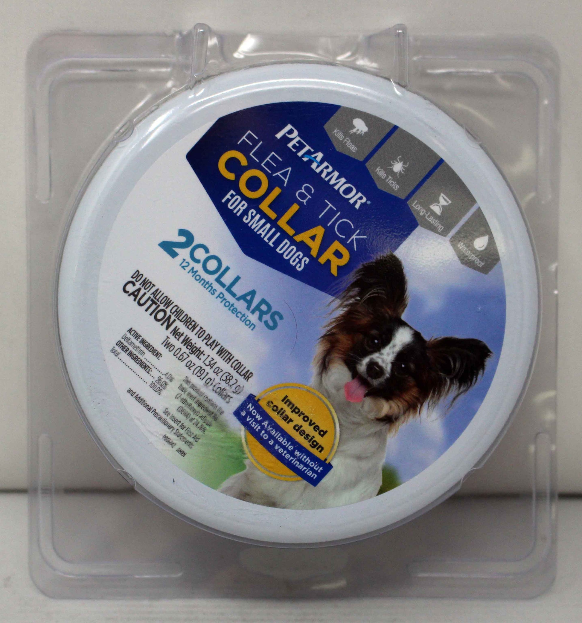 PetArmor Flea & Tick Collar For Small Dogs 2 Collars