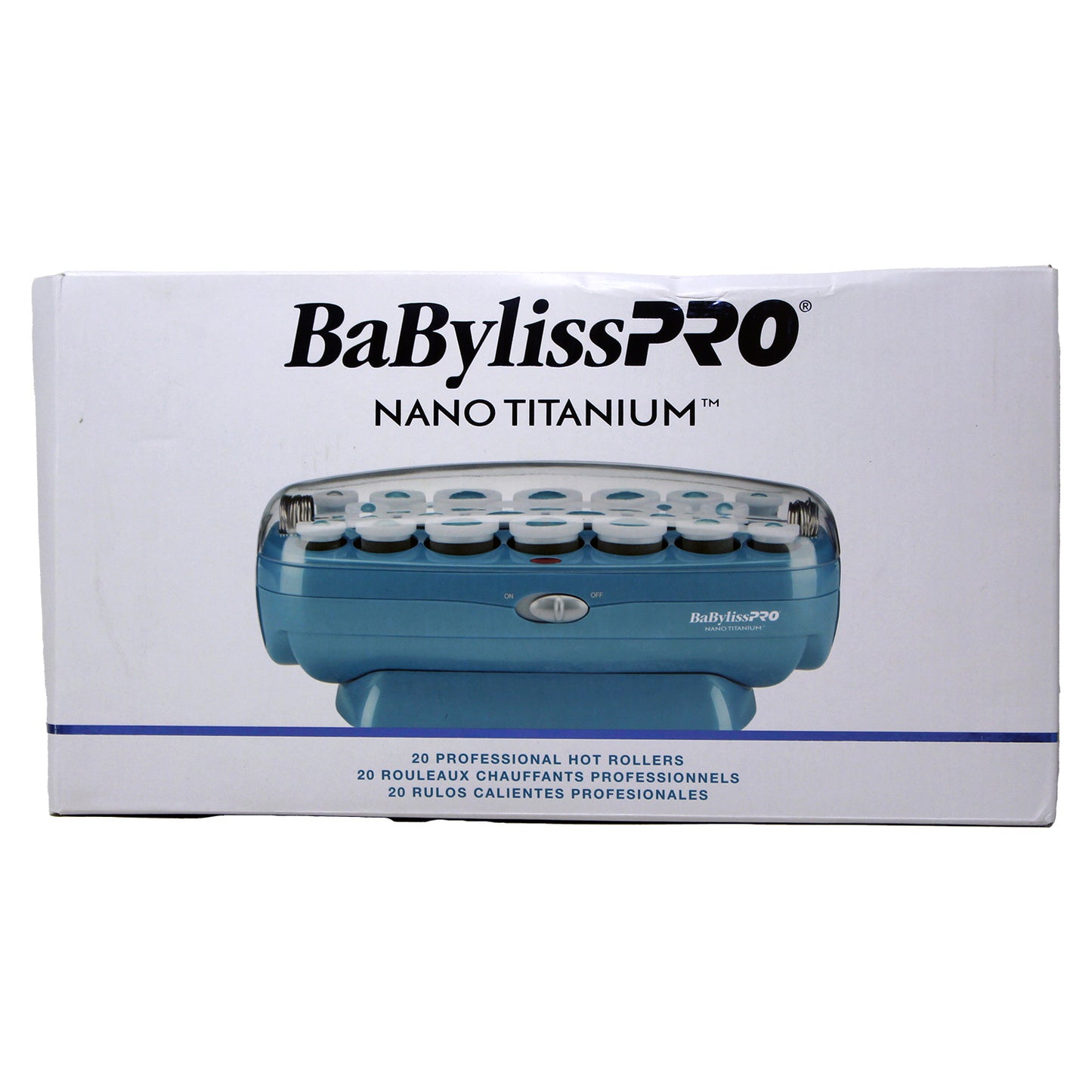 BaBylissPRO Nano Titanium Hot Rollers, 20 Count, Pack of 1