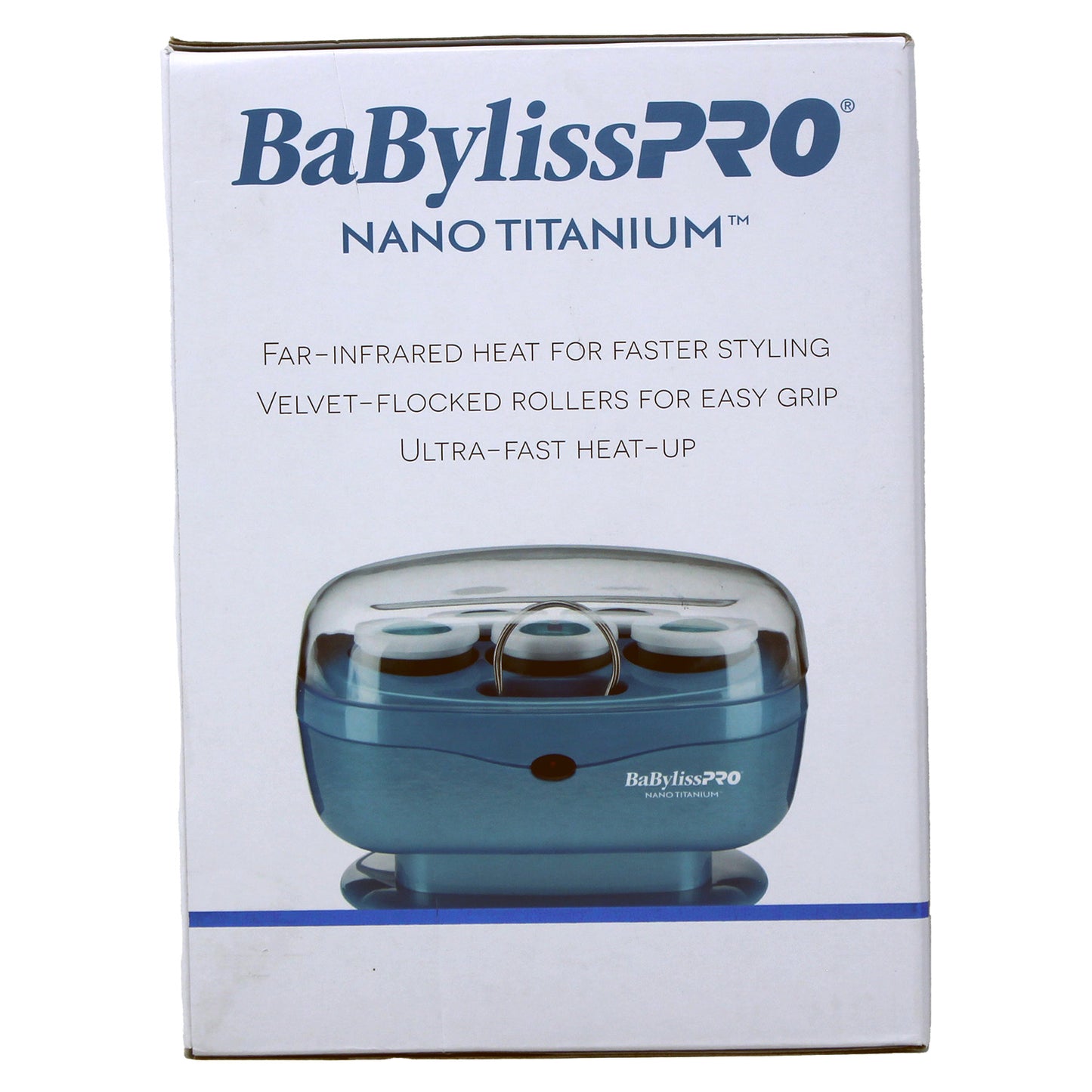 BaBylissPRO Nano Titanium Jumbo Hot Rollers, 5 Count OPEN BOX