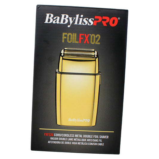 BaBylissPRO Barberology Double Foil Shaver FXFS2G GoldFX 1 Count