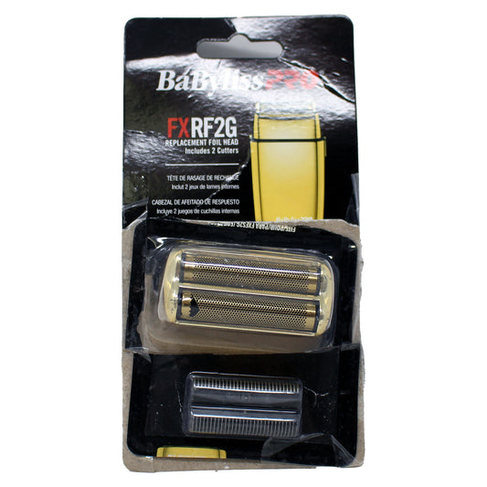 BaByliss Pro FXRF2G Replacement Foil Head Includes 2 Cutters Gold 1 Count