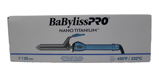 BaBylissPRO Nano Titanium 1 Inch Spring Curling Iron, 1 ct.