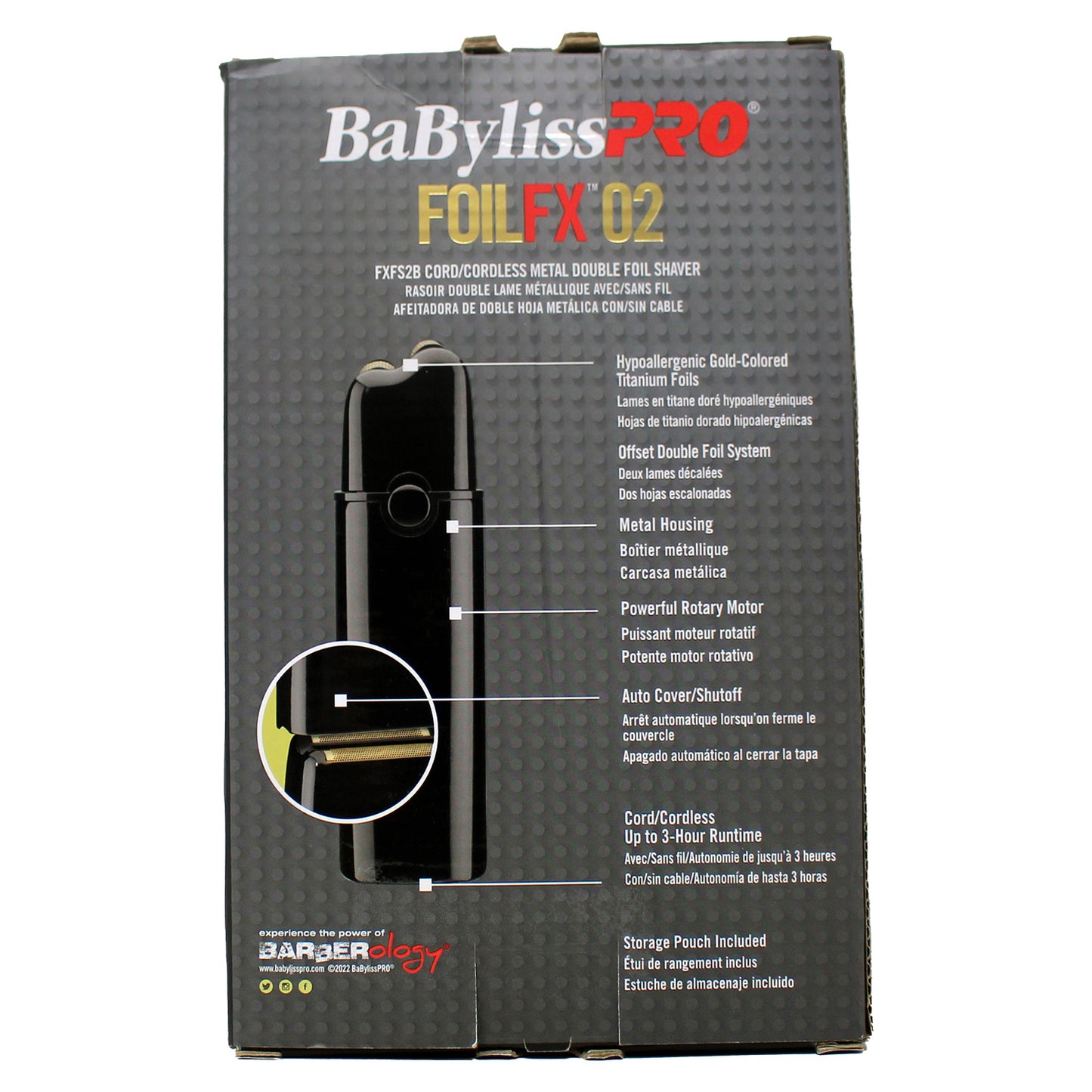 BaBylissPRO Barberology Double Foil Shaver FXFS2B 1 Count