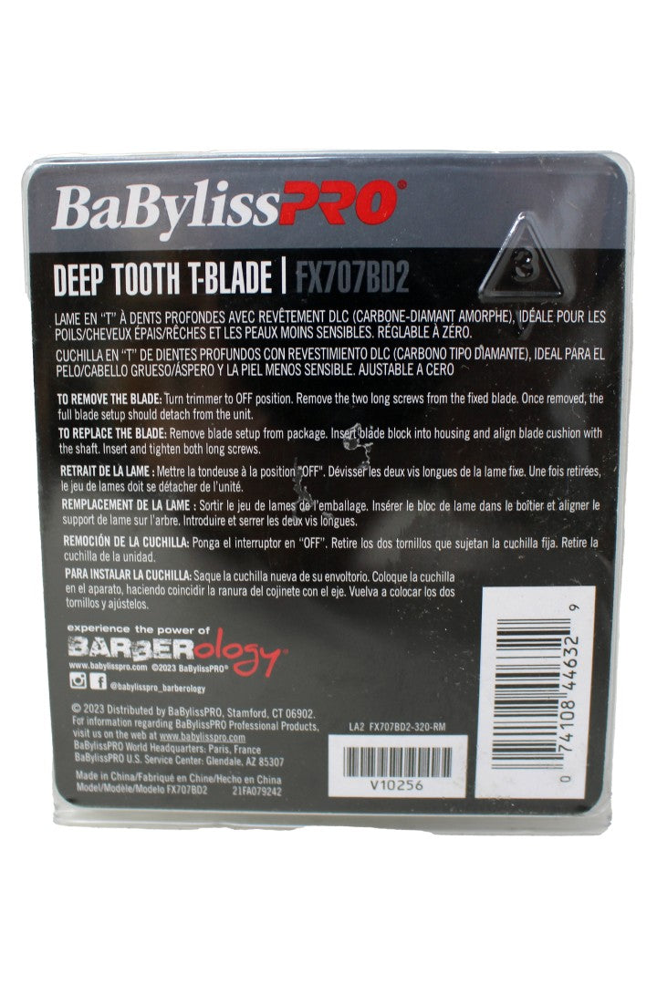 BaByliss Pro DLC 2.0 Deep Tooth T-Blade FX707BD2 Replacement 1 Count