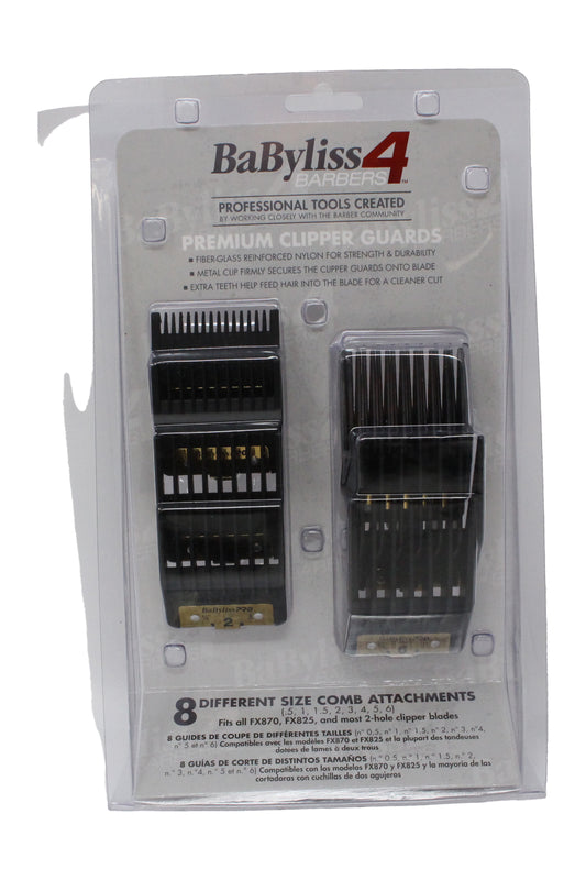 BaBylissPRO BaByliss4Barbers Premium Clipper Guards 8 pc Set