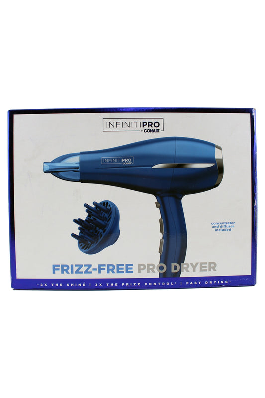 Conair Infinitipro Frizz Free Pro Dryer Blue 1 Count