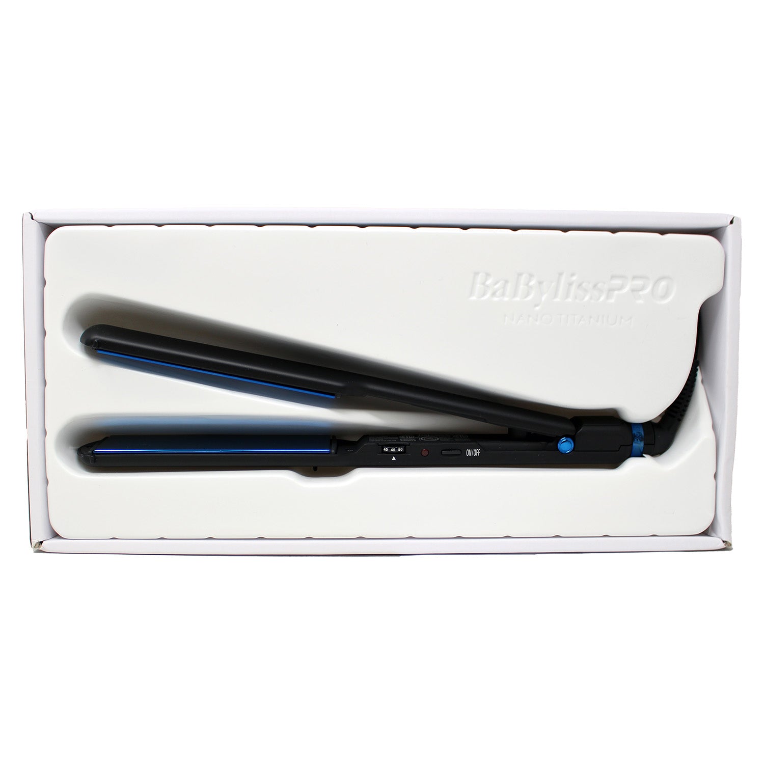 BaByliss Nano Titanium 1.5" Untra Thin Flat Iron Black 1 Count