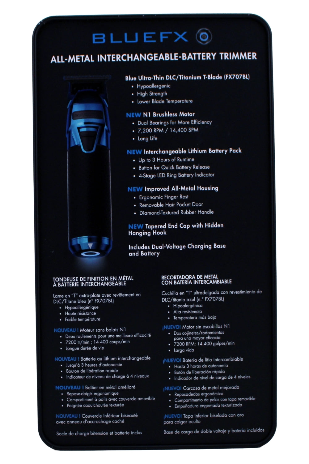 Babylisspro Fxone Bluefx Hair Trimmer 1 Count