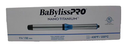 BaBylissPRO Nano Titanium 1 1/4" Oval Barrel Curling Wand