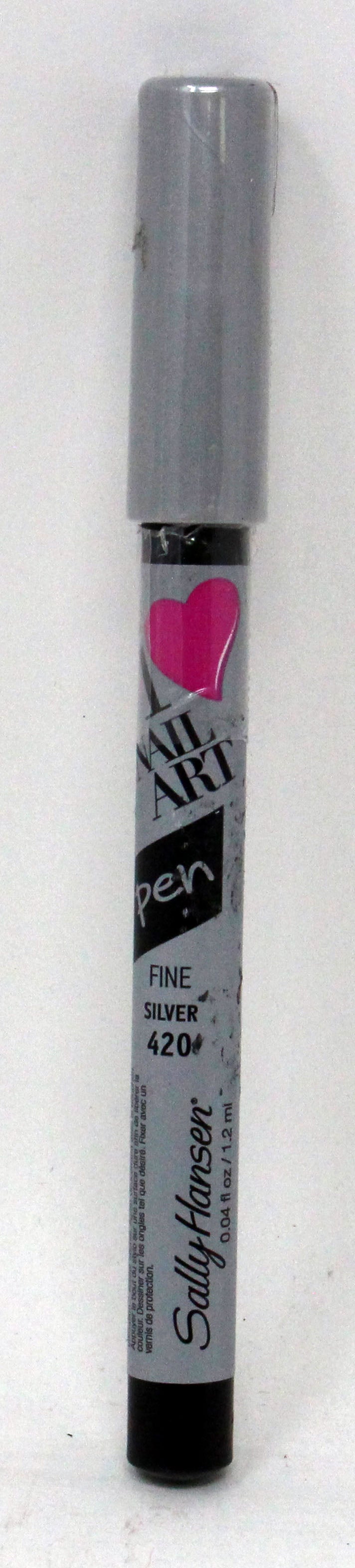 Sally Hansen I Love Nail Art Fine Silver Pen 0.04 Ounces