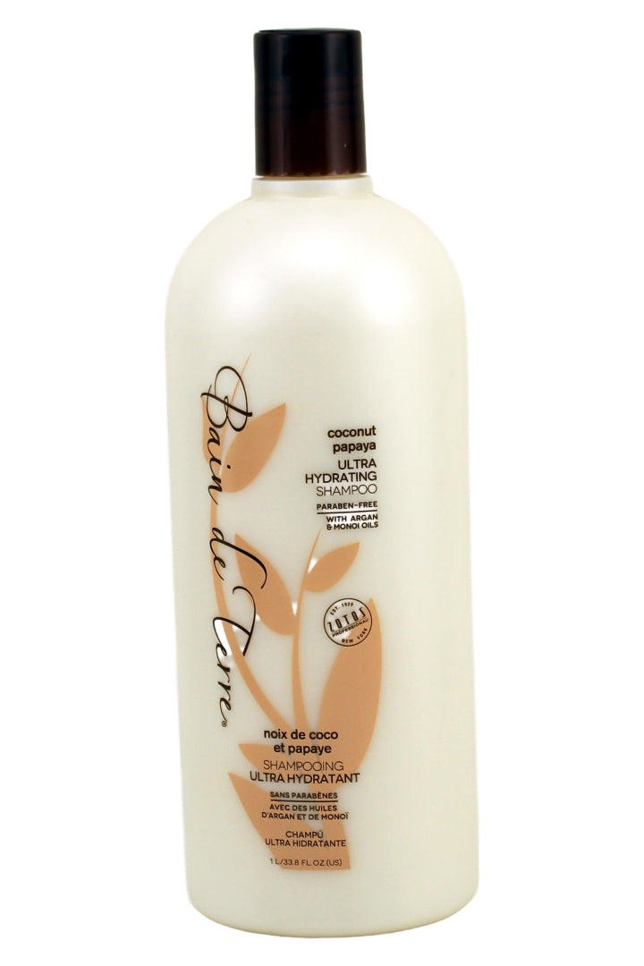 Bain de Terre Coconut Papaya Ultra Hydrating Shampoo, 33.8 Fl Oz