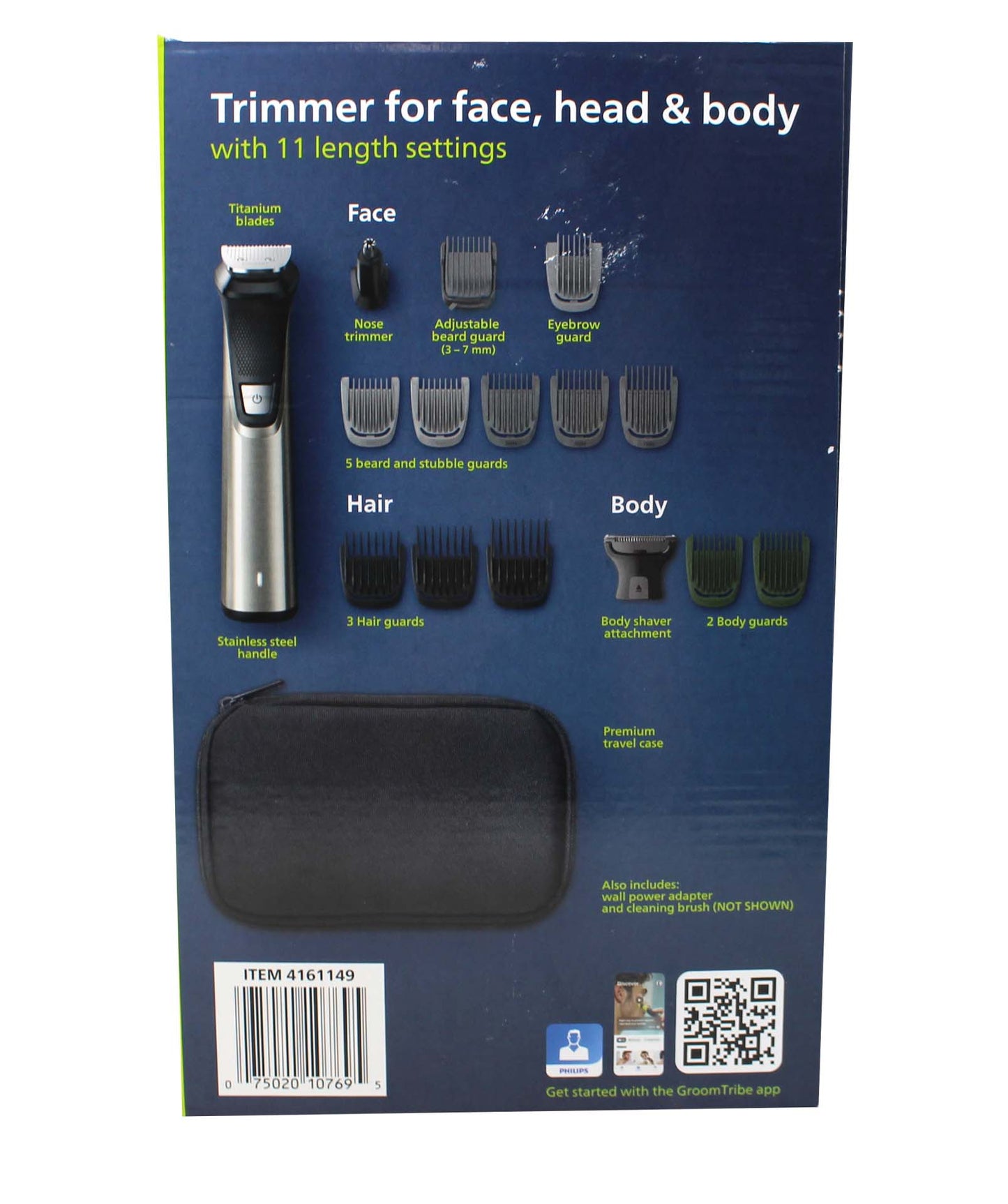 Philips MG9740/40 Norelco Multigroom Series 9000 Mens Beard Trimmer Groomer ( See Description)