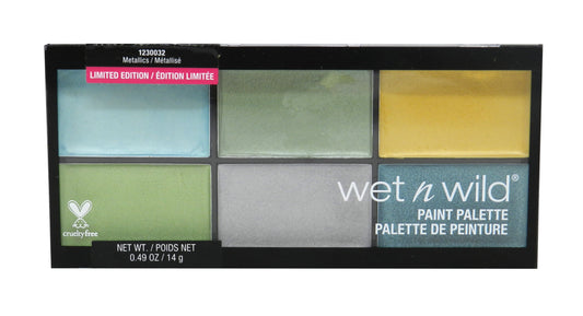 wet n wild Paint Eyeshadow Palette Metallics 0.49 Ounce