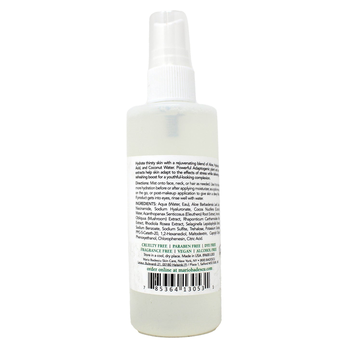 Mario Badescu Setting Facial Spray with Aloe & Coconut Water