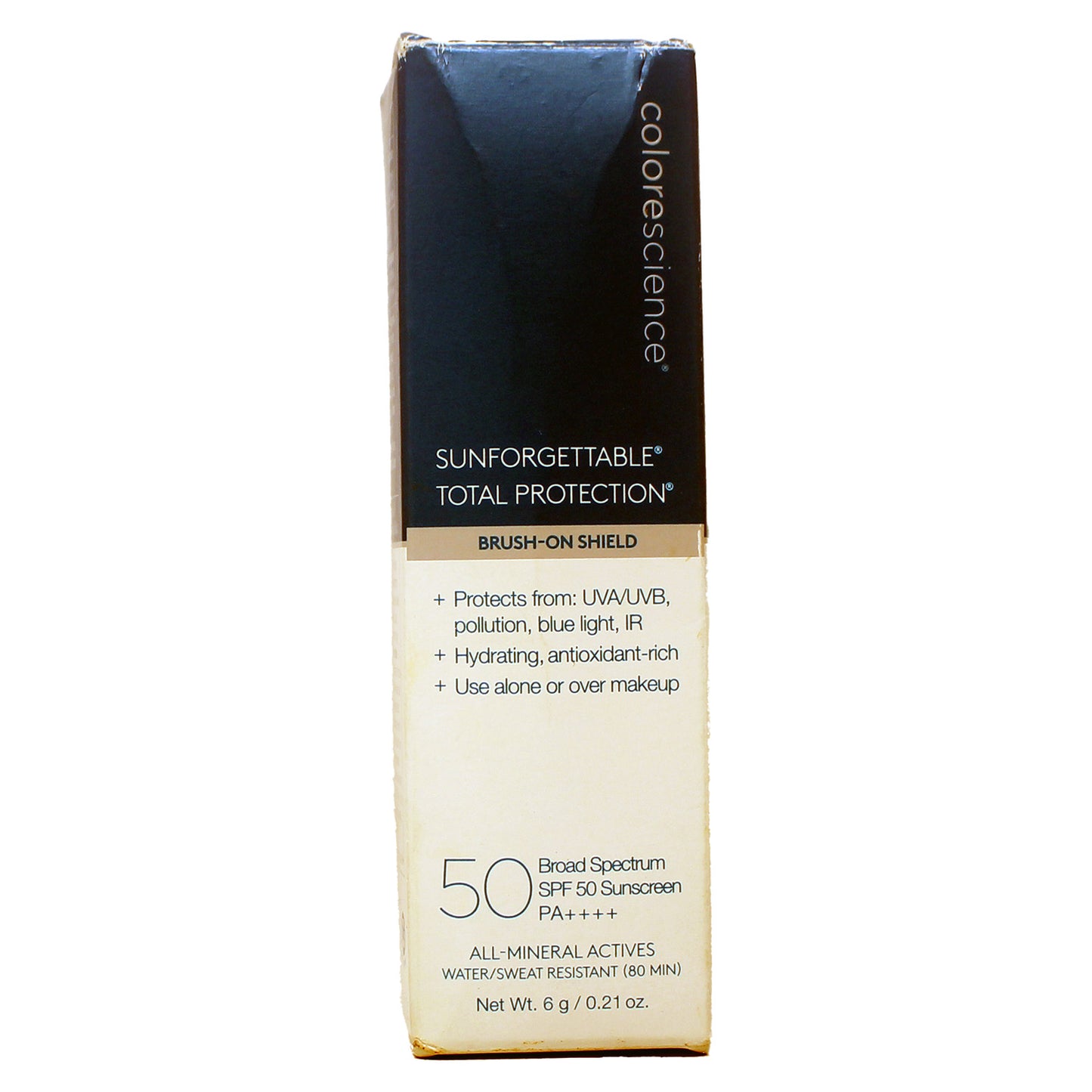 Colorescience Sunforgettable Brush-On Mineral Sunscreen Powder, Tan, 0.21 Oz