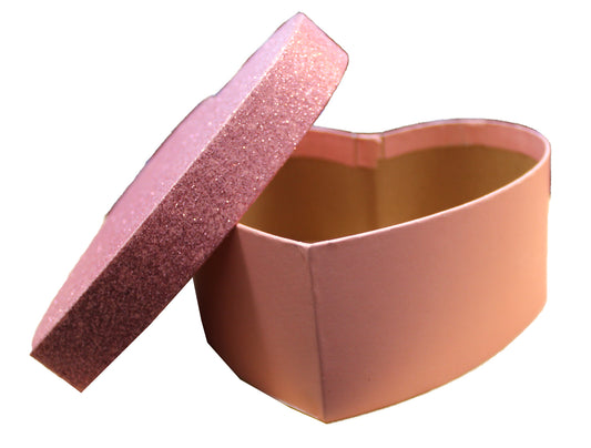 Hand Made Modern Small Heart Shape Box (Purple or Red)
