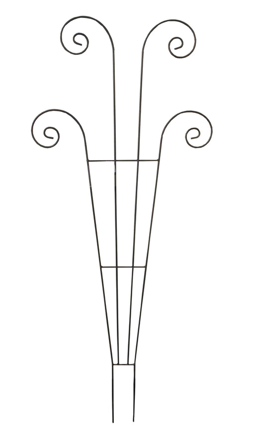 American GardenWorks FTMBR Hammered Bronze Fan Trellis 60" X 24" Inch, 1 Count
