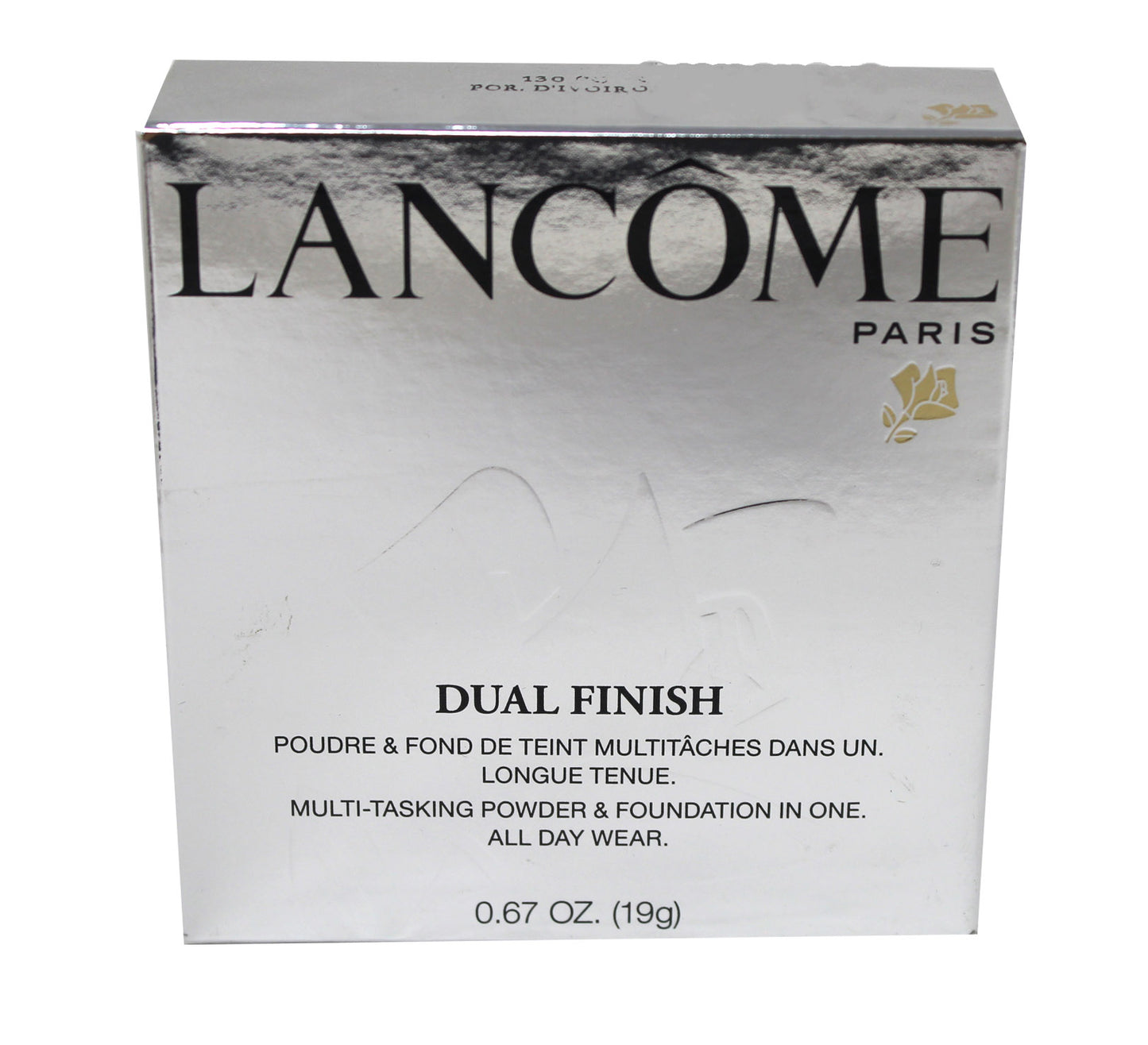 Lancome Dual Finish Multitasking Powder Foundation #130 Porcelain D'Ivoire I