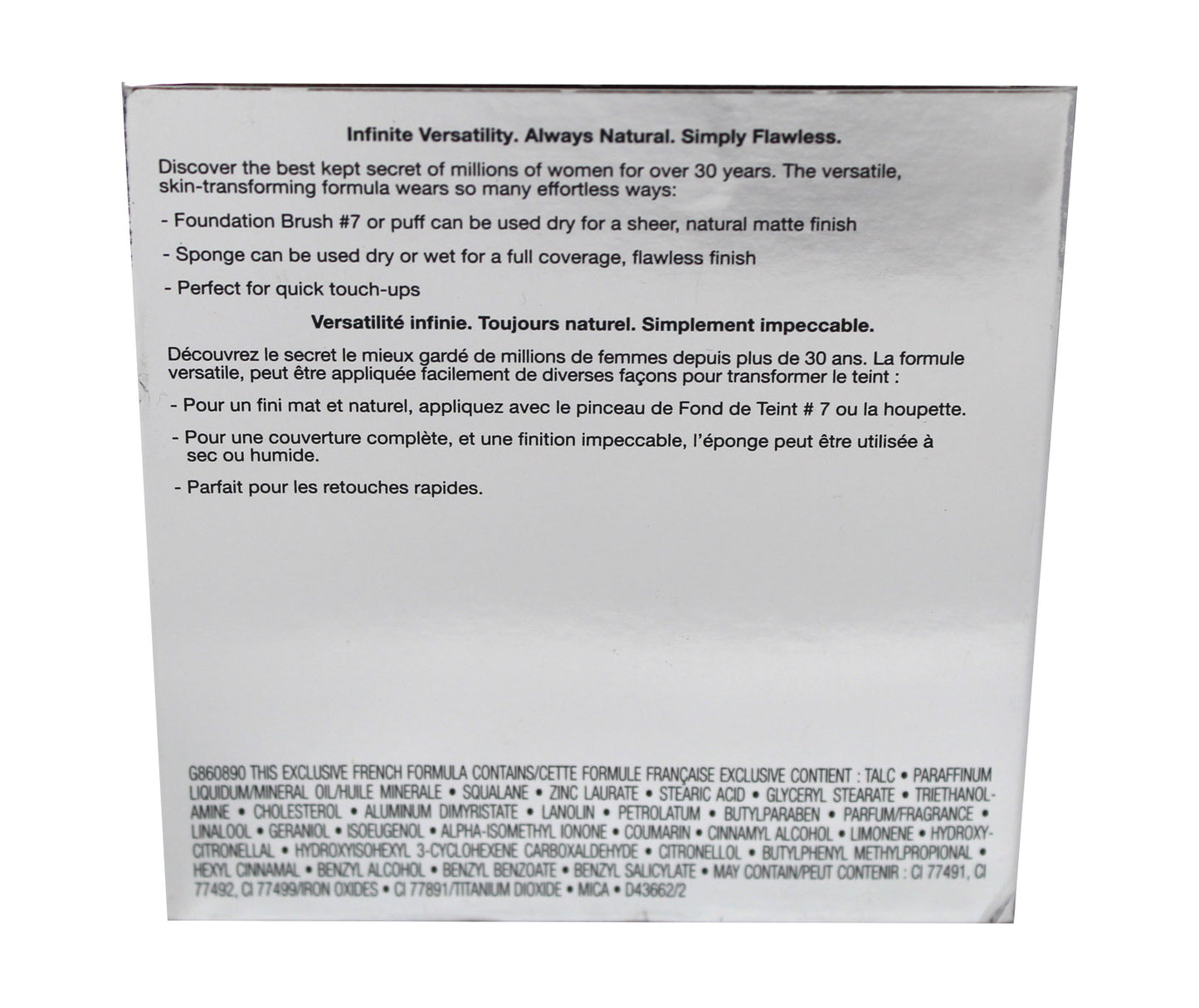 Lancome Dual Finish Multitasking Powder Foundation #130 Porcelain D'Ivoire I