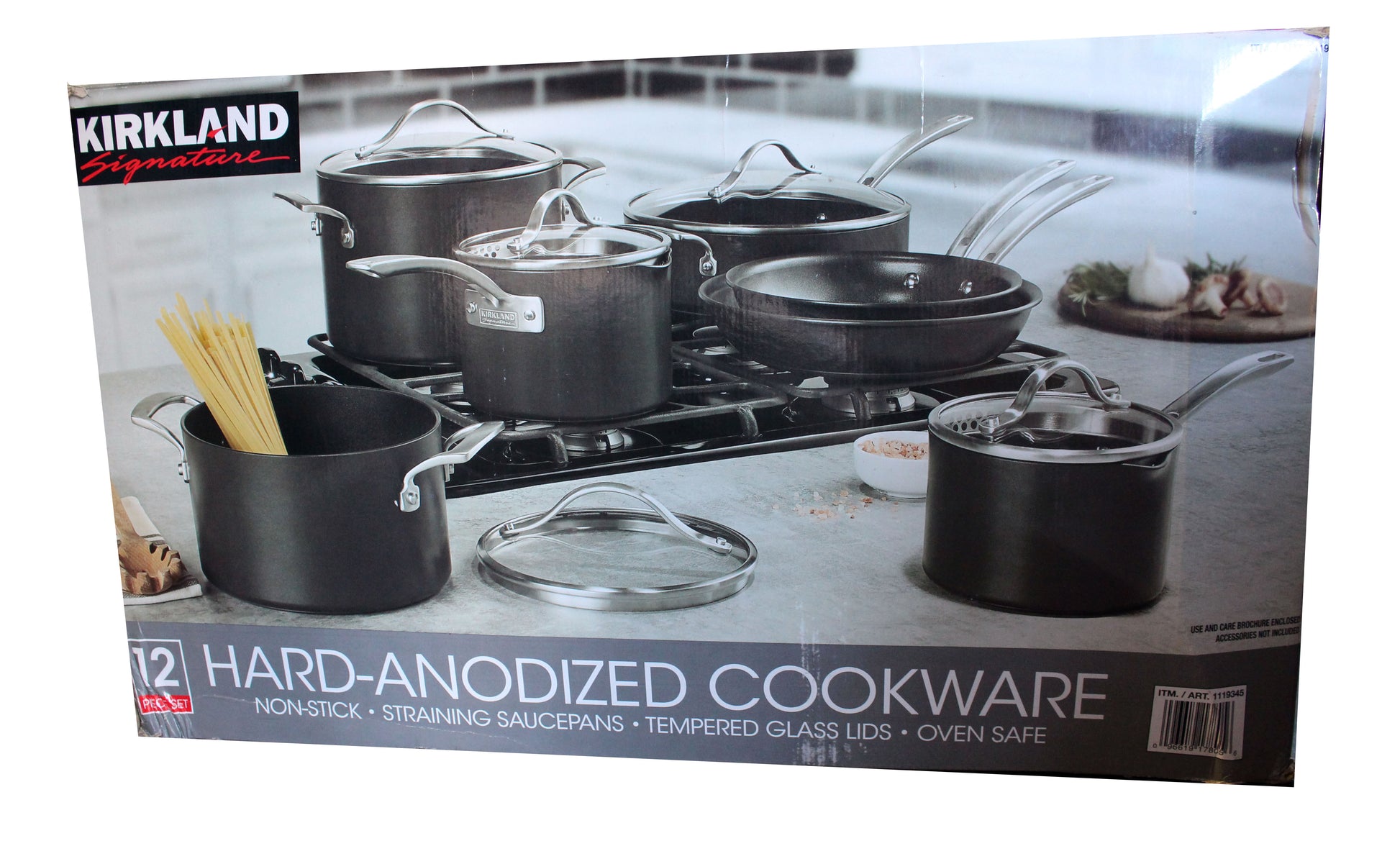 Kirkland Signature 6 Piece Hard-Anodized Cookware Set USED