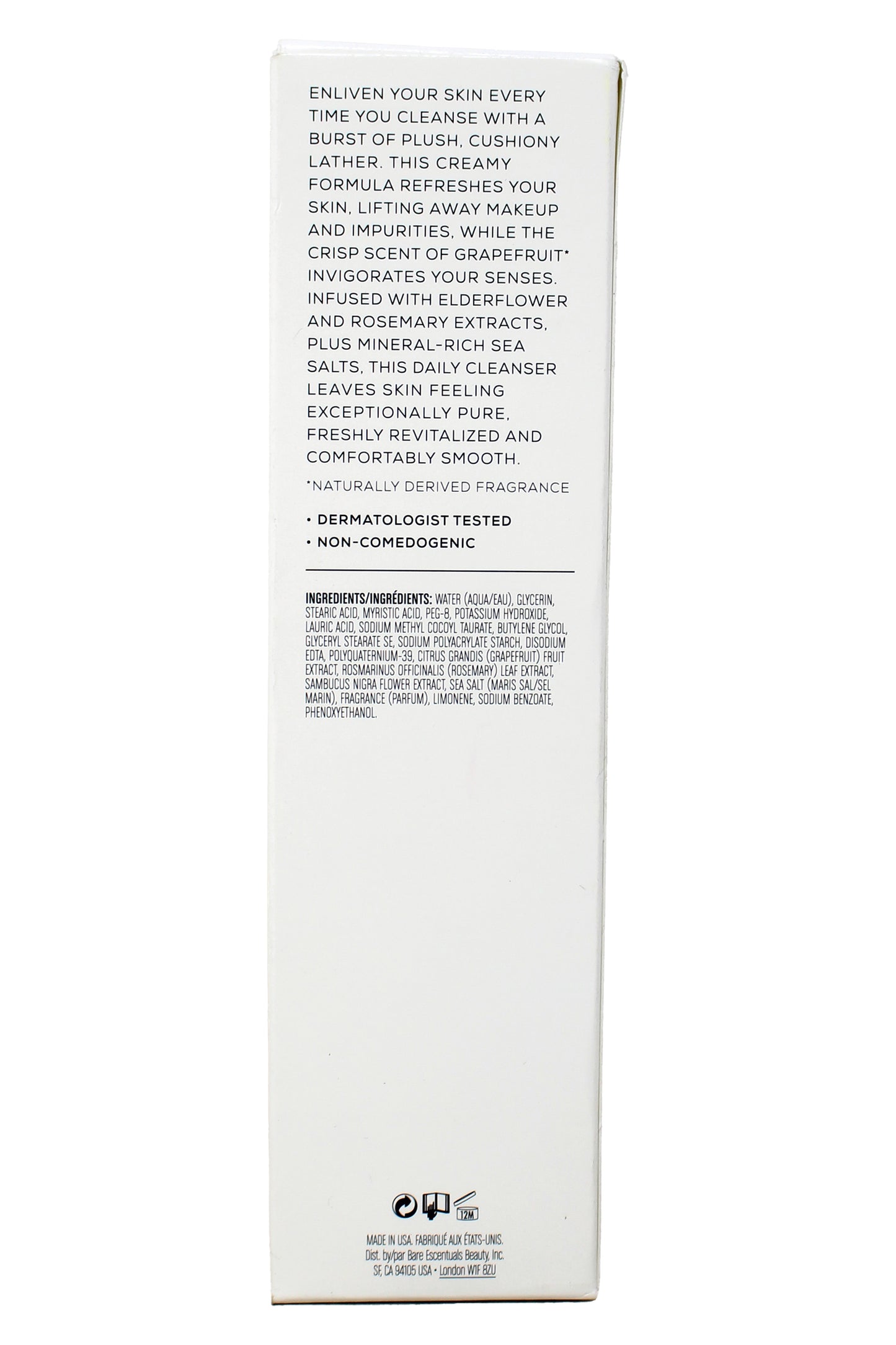 bareMinerals Pure Plush Gentle Deep Cleansing Foam All Skin Types 4.2 Ounces