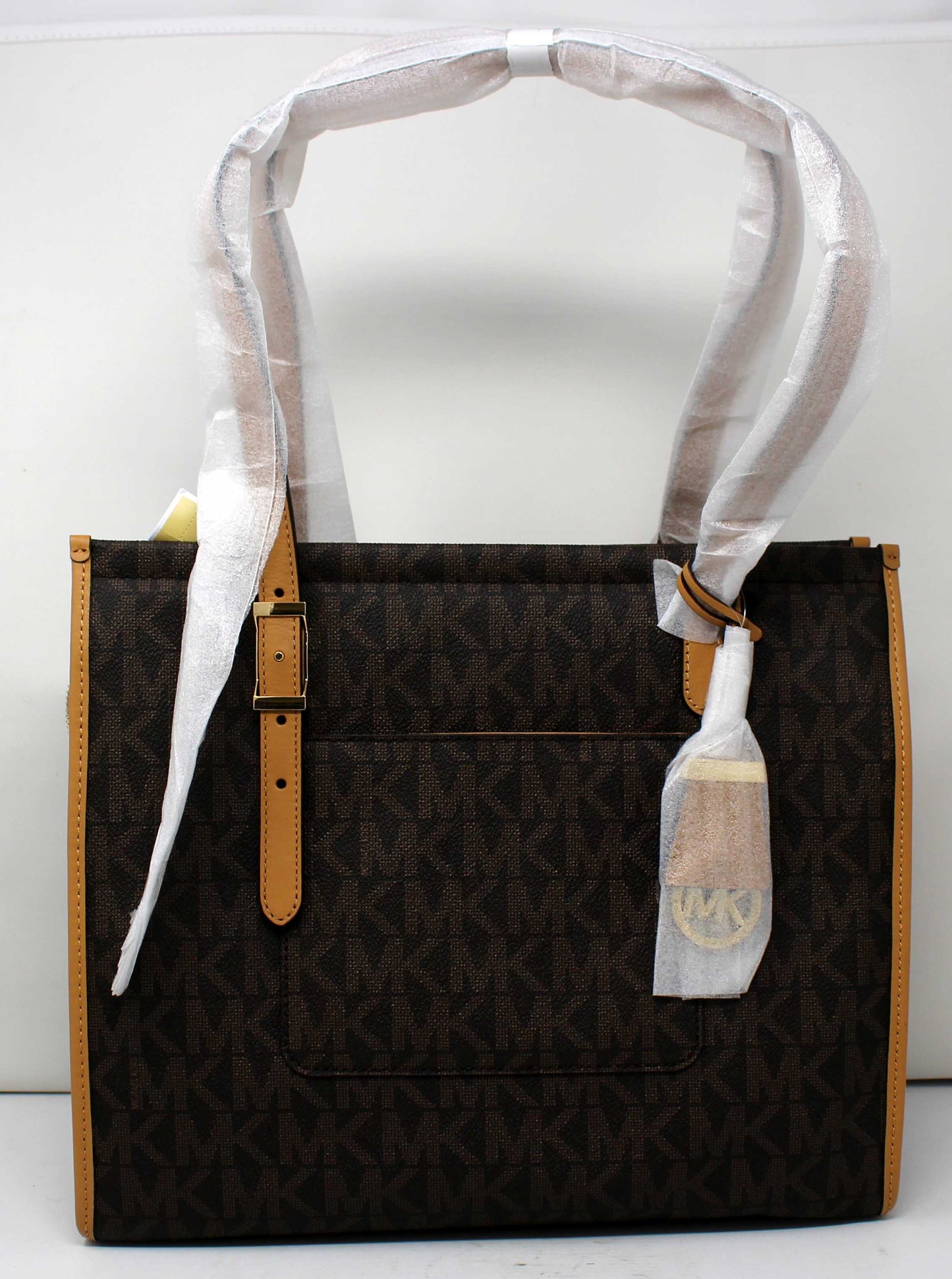 Michael Kors Darien Medium Leather Tote Brown/Peanut