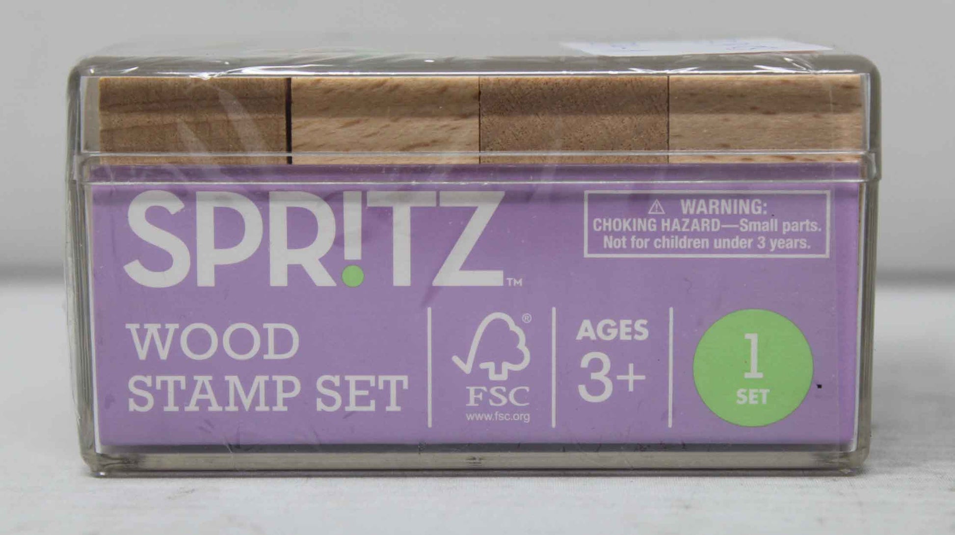 Spritz Easter Wood Stamp Set with 8 Stamps and 4 Color Pads