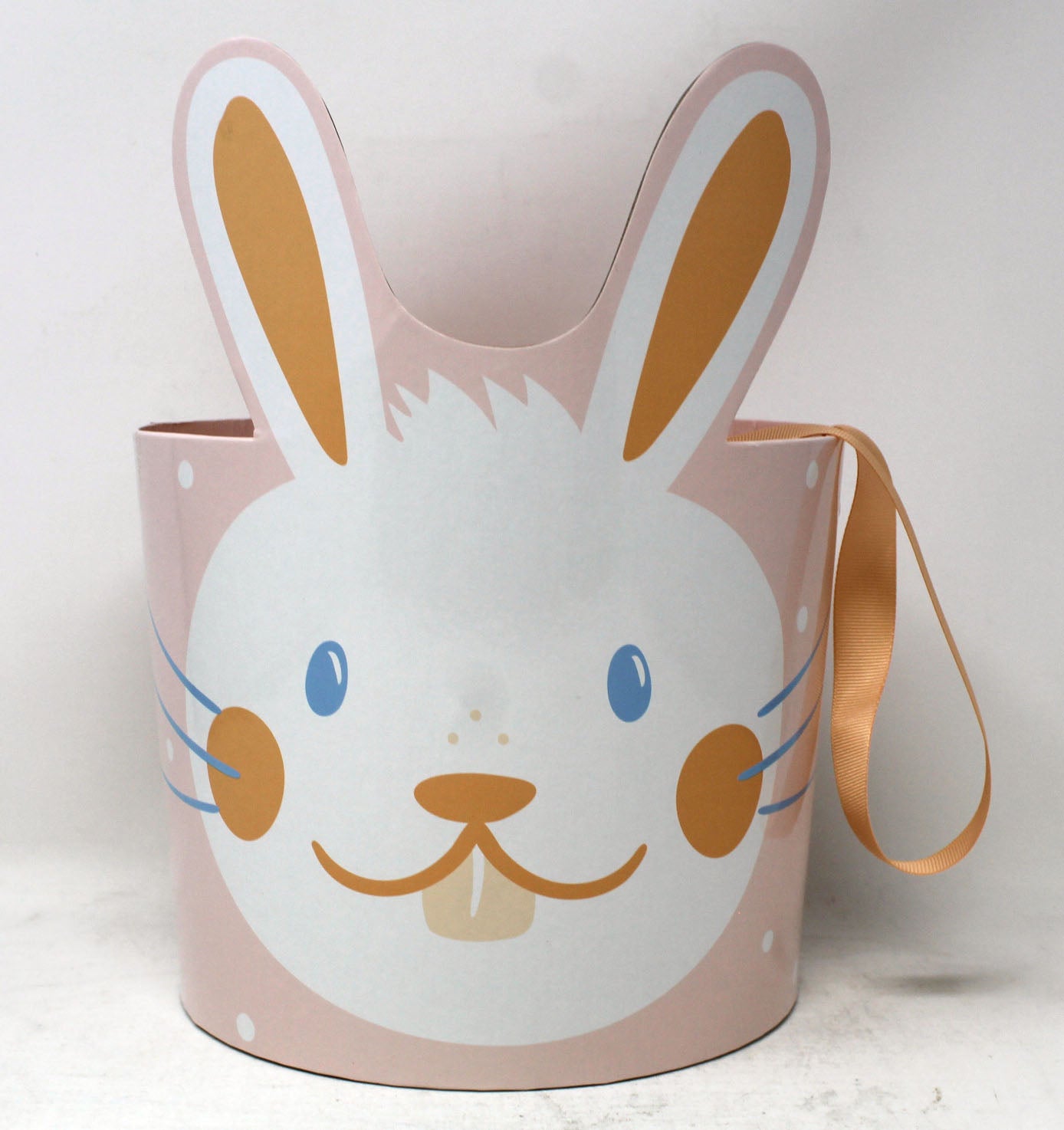 Spritz Pink Indoor Bunny Basket W/Handles