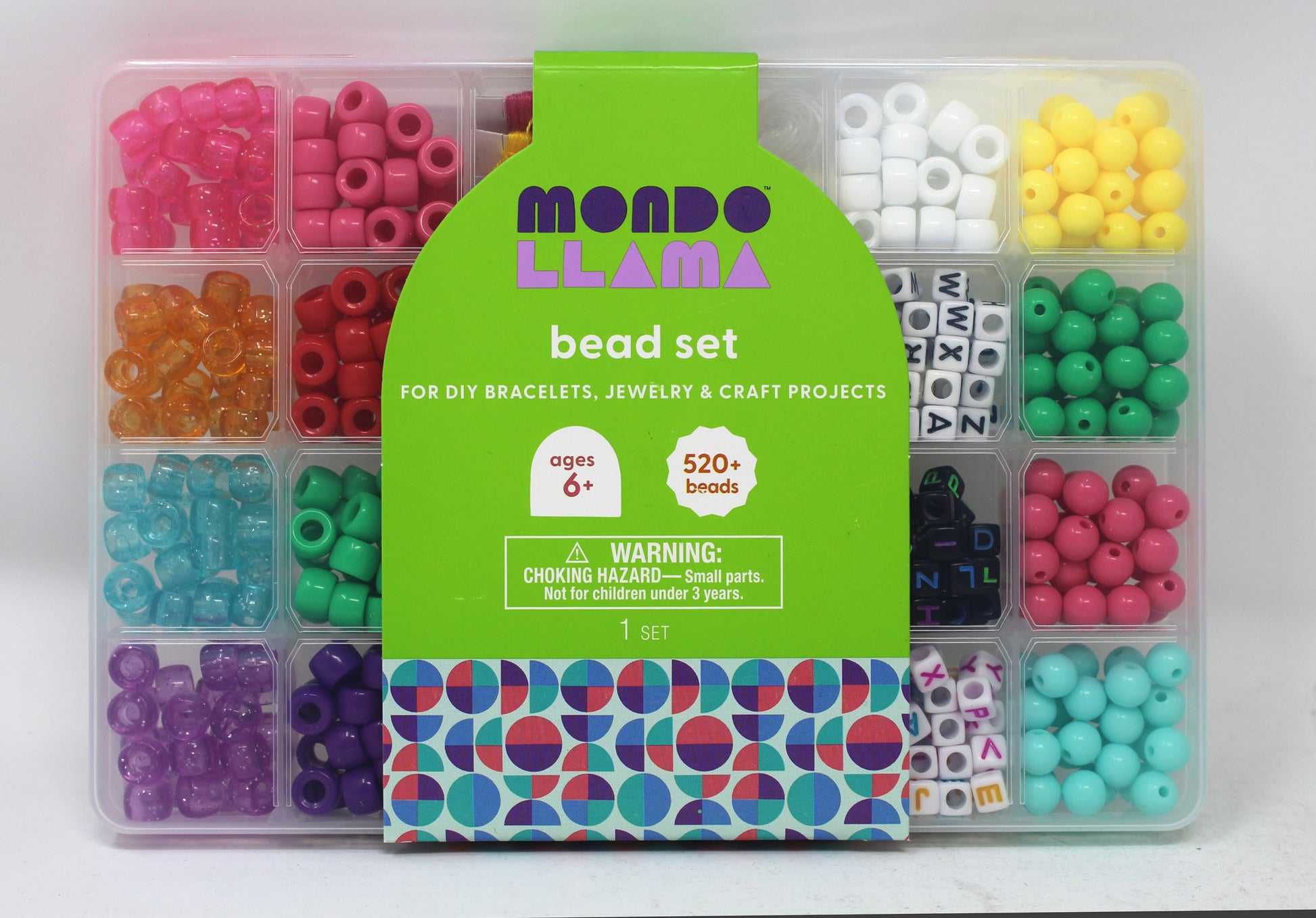 Mondo Llama Bead Set Ages 6+ For Craft Projects